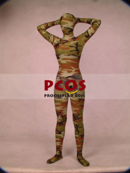 Picture of Green Camouflage Unisex Lycra Spandex Zentai Suit A009