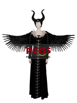 Picture of Maleficent: Mistress of Evil Cosplay Costume with Horns mp005235