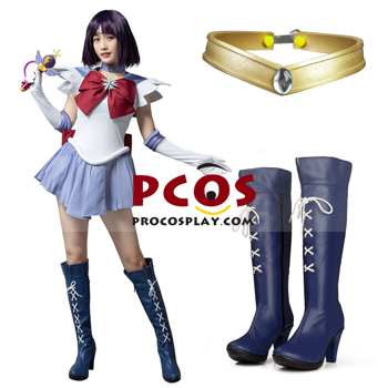 Picture of Ready to Ship Sailor Moon Sailor Saturn Tomoe Hotaru Cosplay Costume Set mp000307