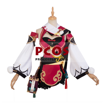 Picture of Game Genshin Impact Smoky Scarlet Yanfei Cosplay Costume C00354