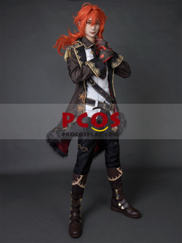 Picture of Genshin Impact Diluc Cosplay Costume Brown Version C00350
